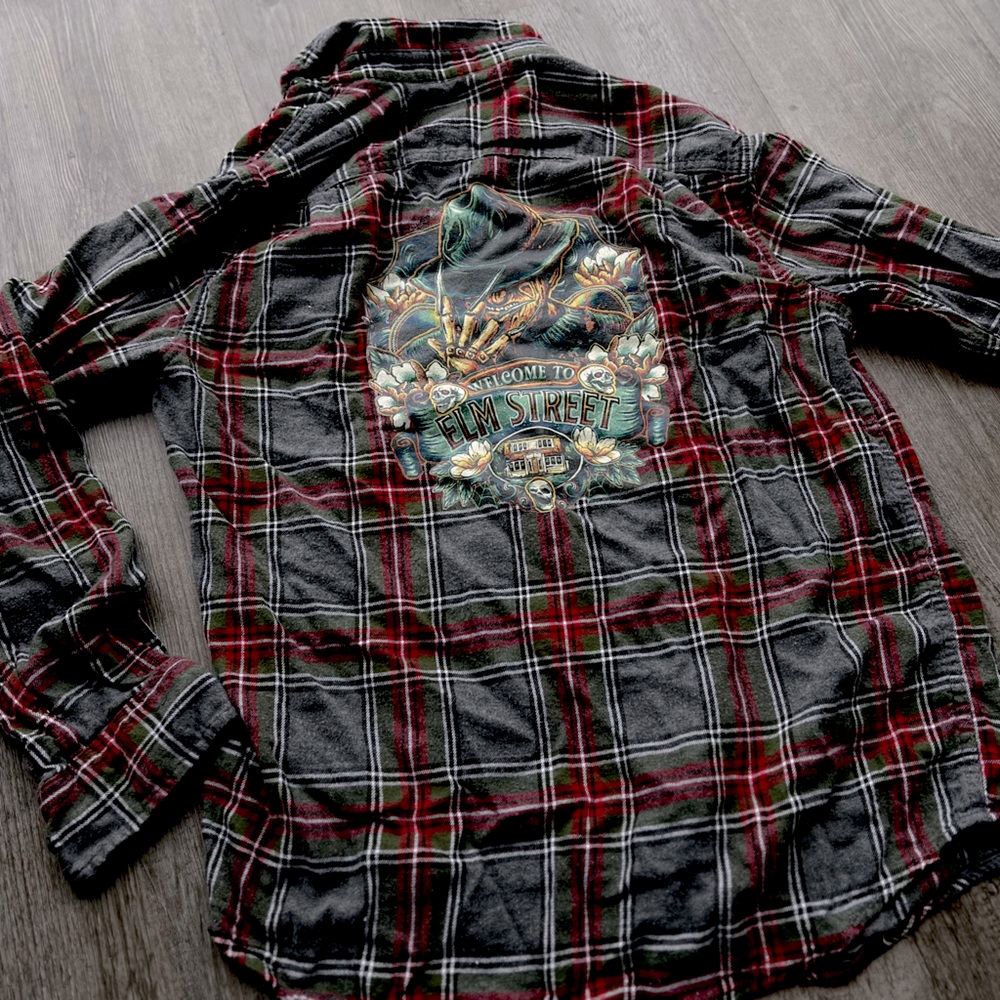 Nightmare on elm oversized button up